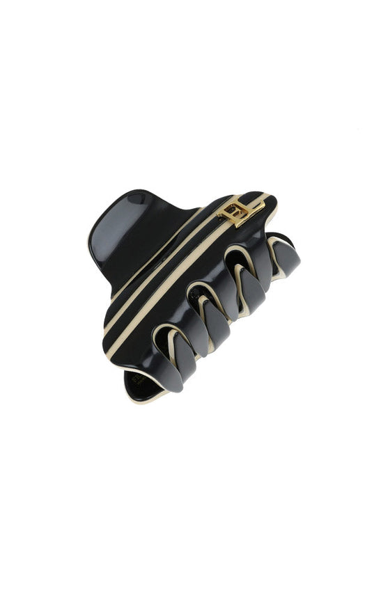 Stripe Small Claw Clip