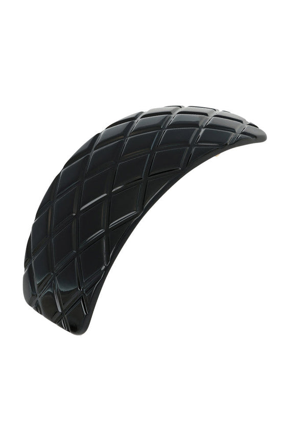 Quilted Volume Barrette - Classic