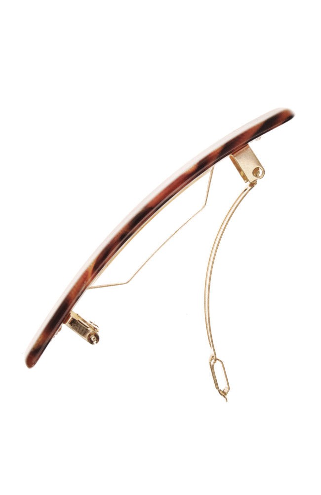 Small Luxury Rectangle Barrette - Classic