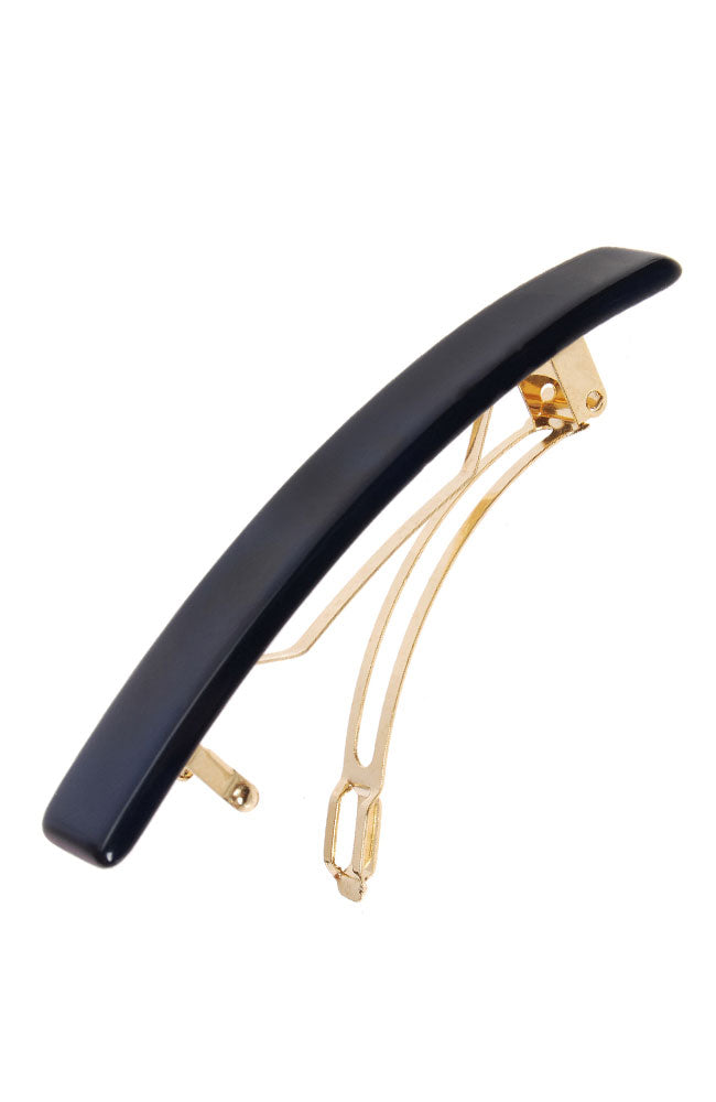 Small Luxury Rectangle Barrette - Classic