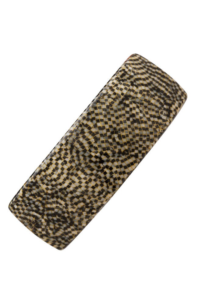 Rectangle Volume Barrette - French Classic