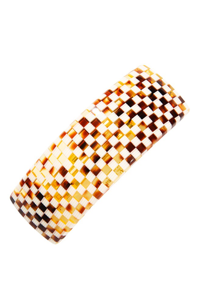 Rectangle Volume Barrette - French Classic