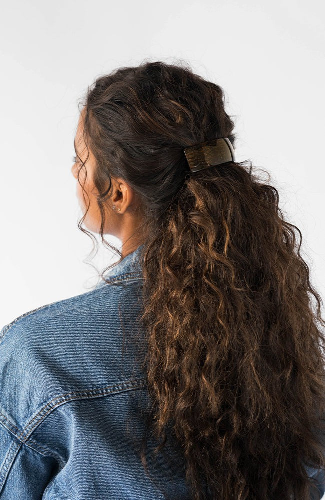 Rectangle Volume Barrette - French Classic