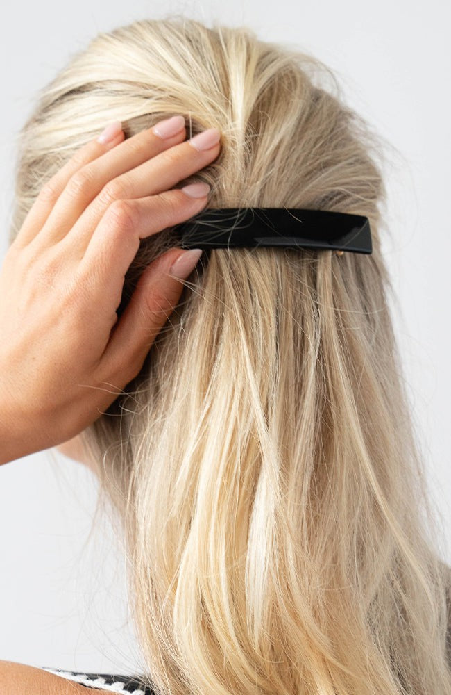 Classic Rectangle Barrette - French Classic