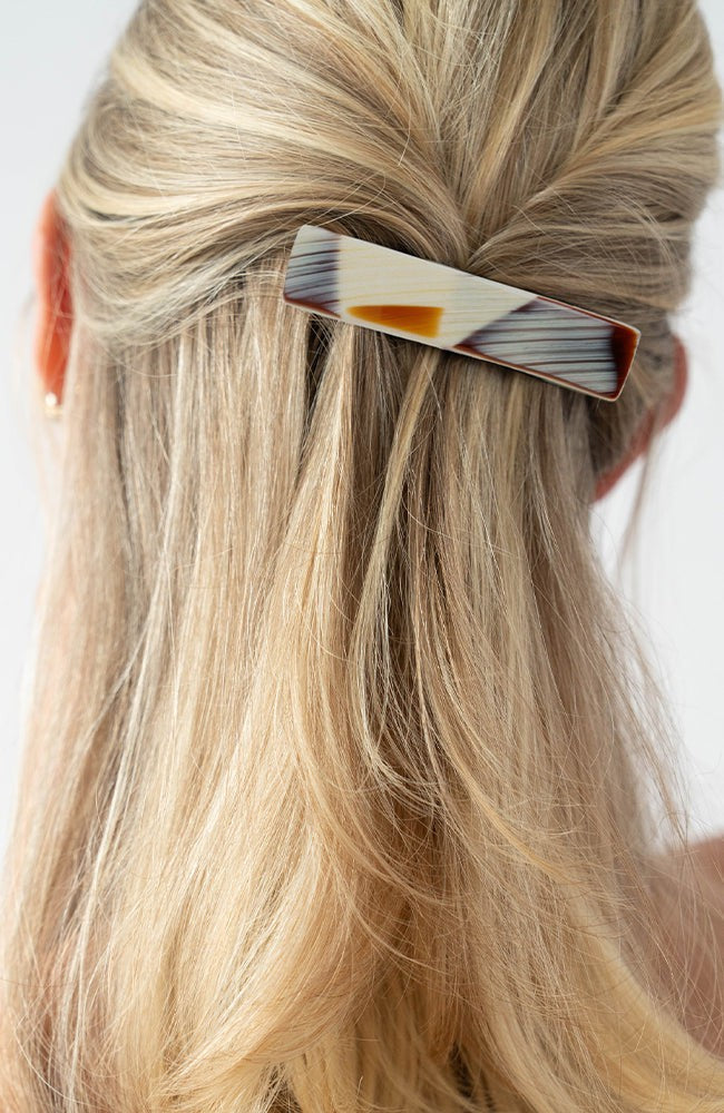 Classic Rectangle Barrette - French Classic
