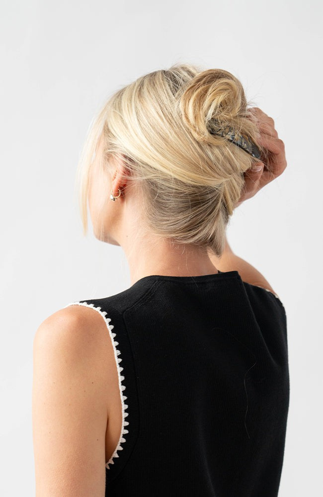 Classic Rectangle Barrette - French Classic