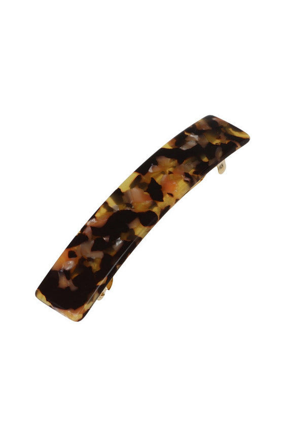 Classic Rectangle Barrette - Pink Tokyo