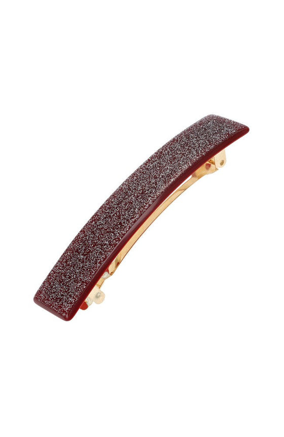 Classic Rectangle Barrette - Shimmer