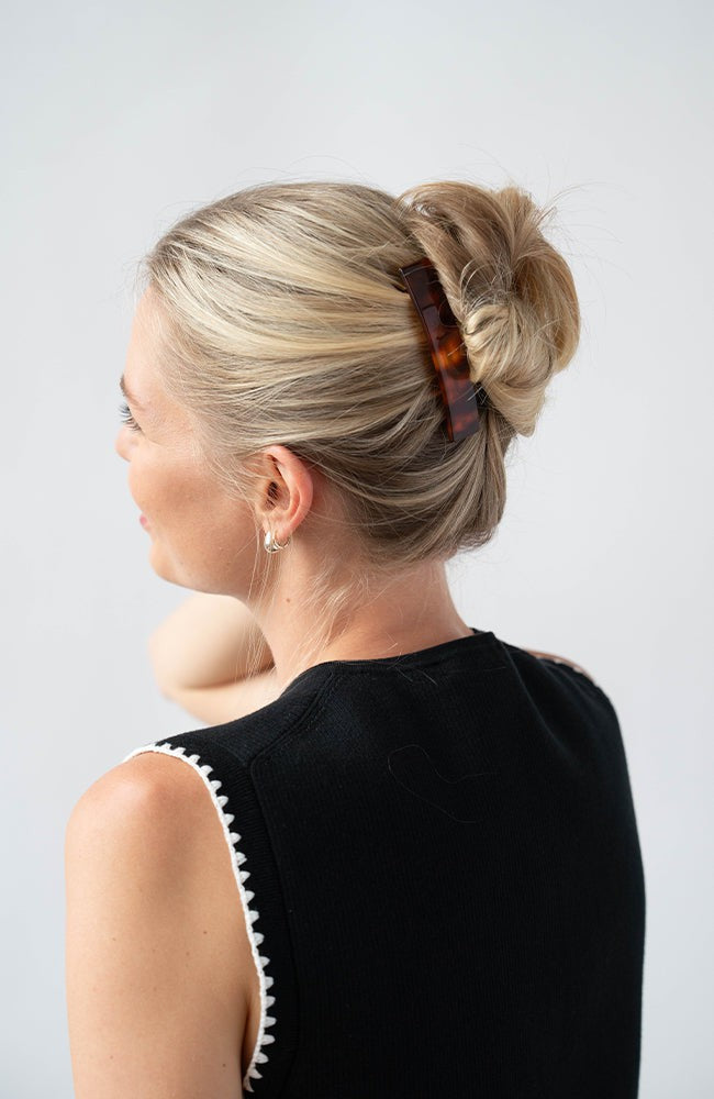 Classic Rectangle Barrette - French Classic