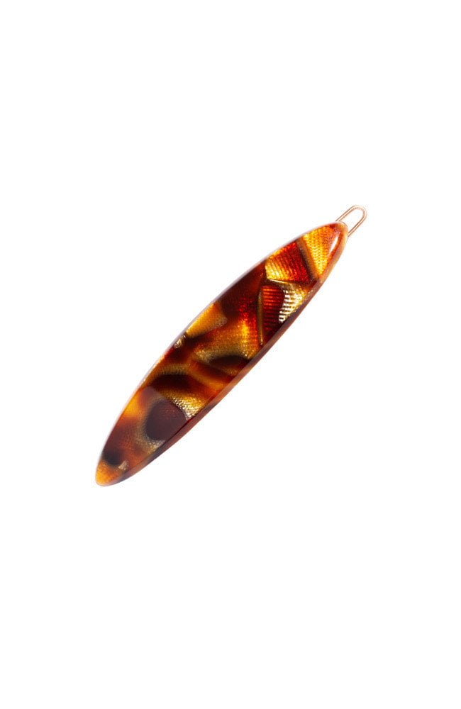 Oblong Tige Boule Barrette - Classic