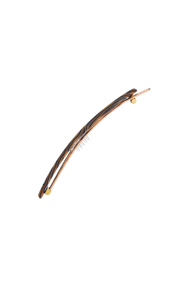 Oblong Tige Boule Barrette - Classic