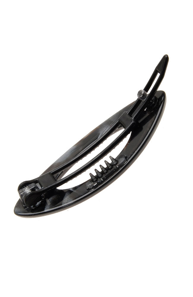 Mini Cutout Oval Plastic Tige Boule Barrette - Classic