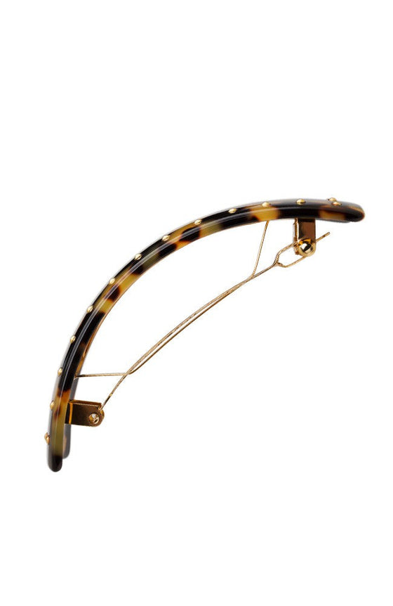 Studded Rectangle Volume Barrette