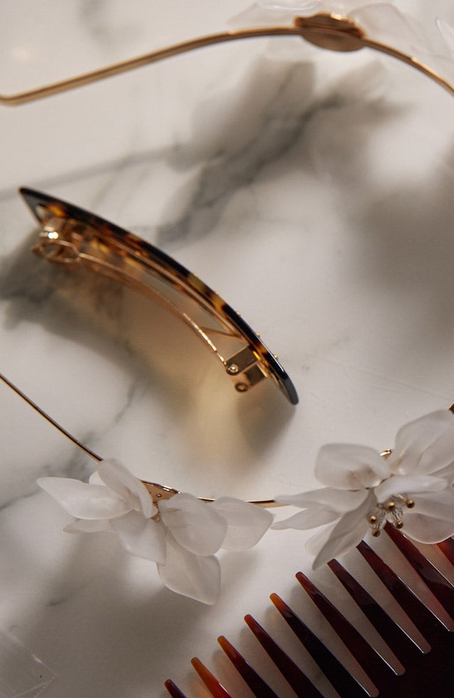 Classic Rectangle Barrette - French Classic