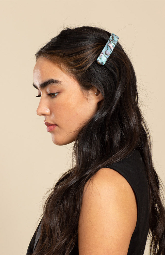 Classic Rectangle Barrette - French Classic