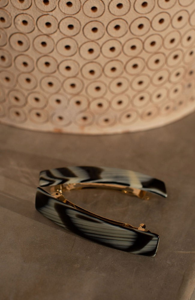 Classic Rectangle Barrette - French Classic