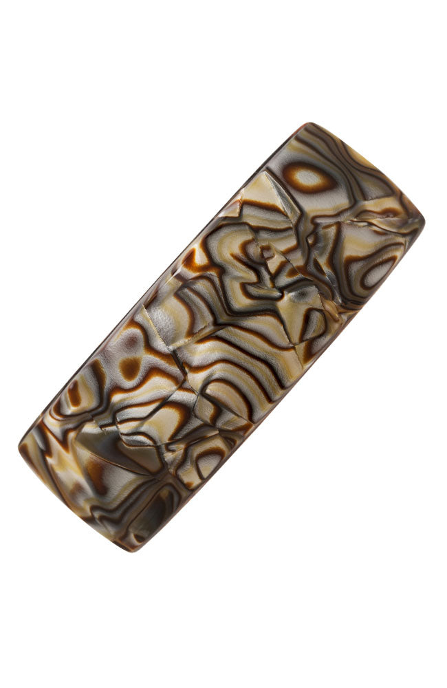 Rectangle Volume Barrette - French Classic