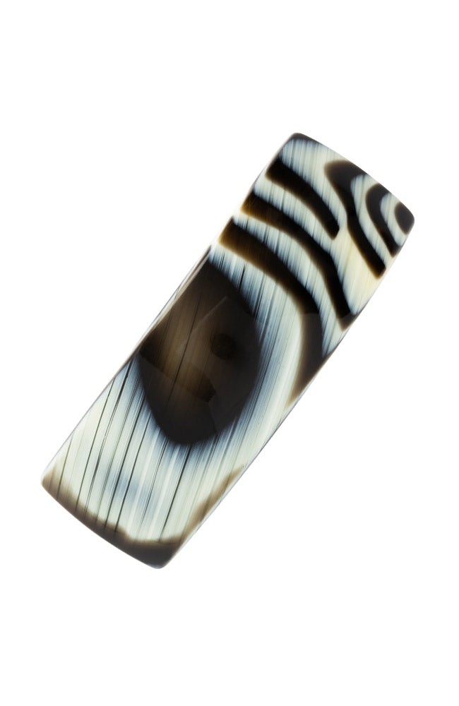 Rectangle Volume Barrette - French Classic