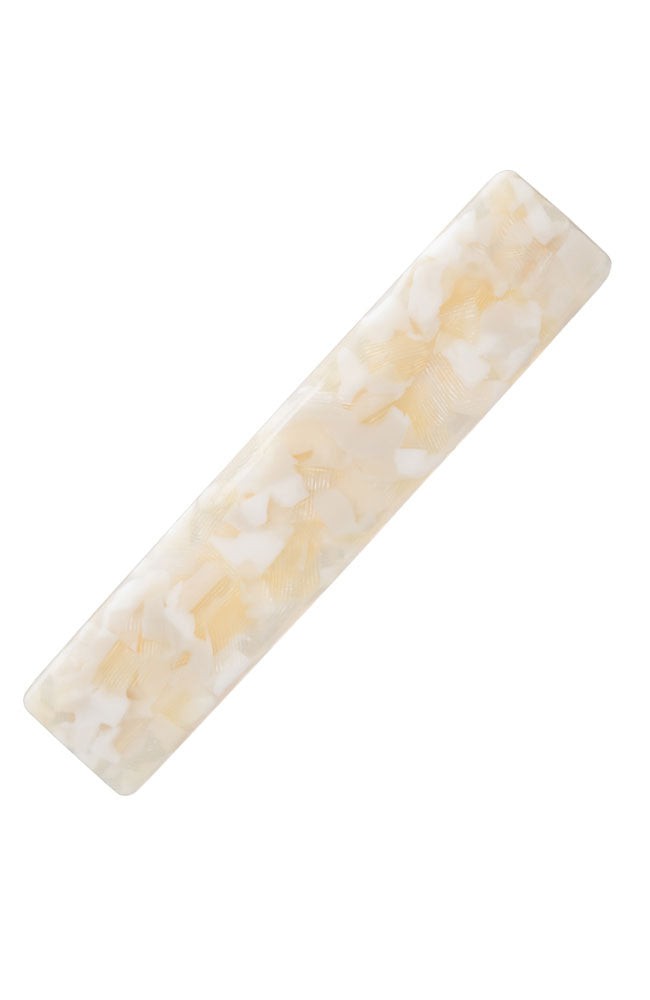 Classic Rectangle Barrette - Pavlova