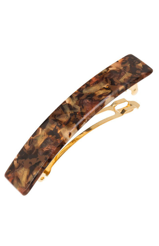 Classic Rectangle Barrette - Pavlova