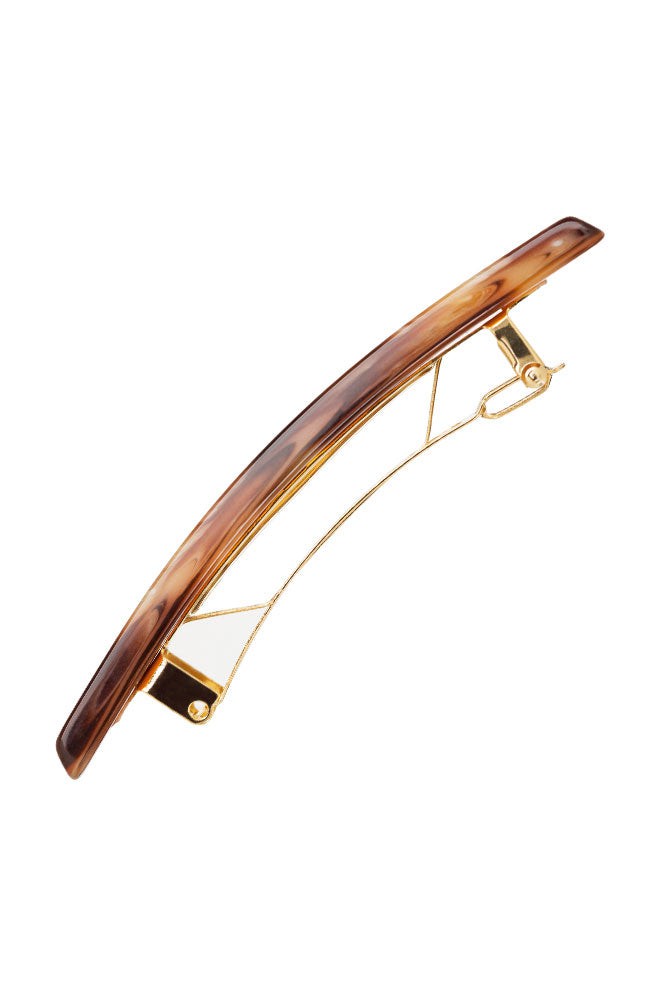 Small Luxury Rectangle Barrette - Classic
