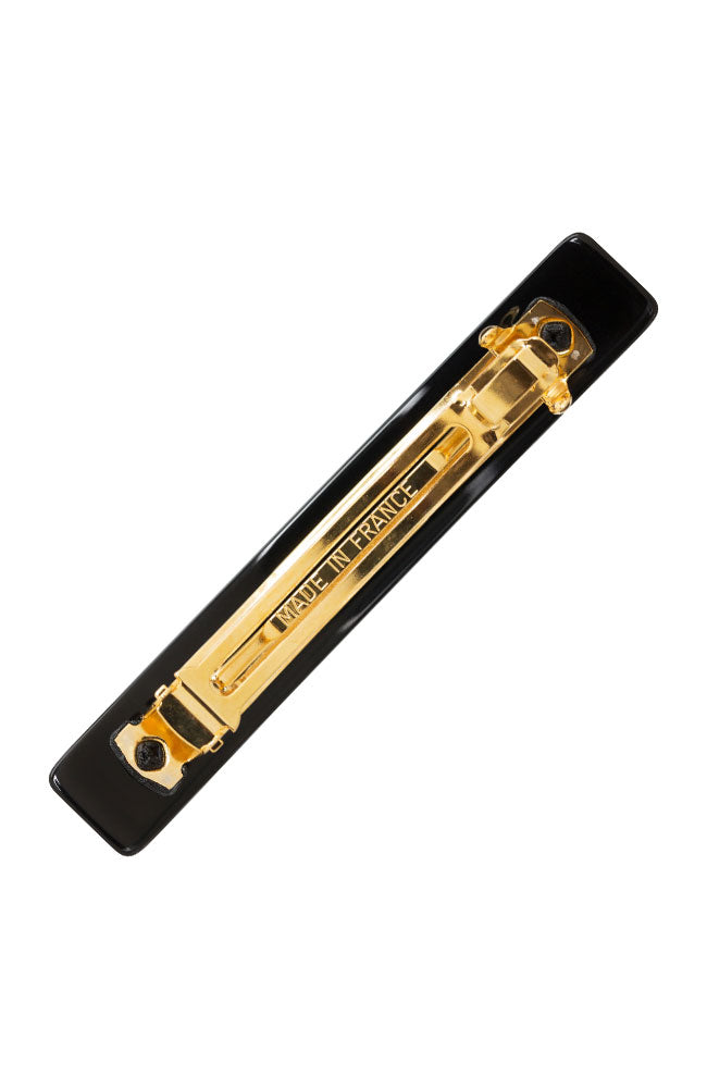 Small Luxury Rectangle Barrette - Classic