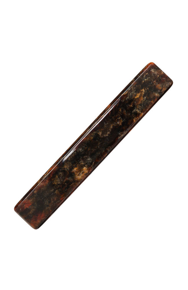 Small Luxury Rectangle Barrette - Classic