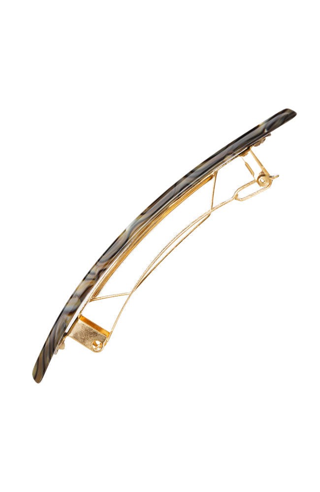 Small Luxury Rectangle Barrette - Classic