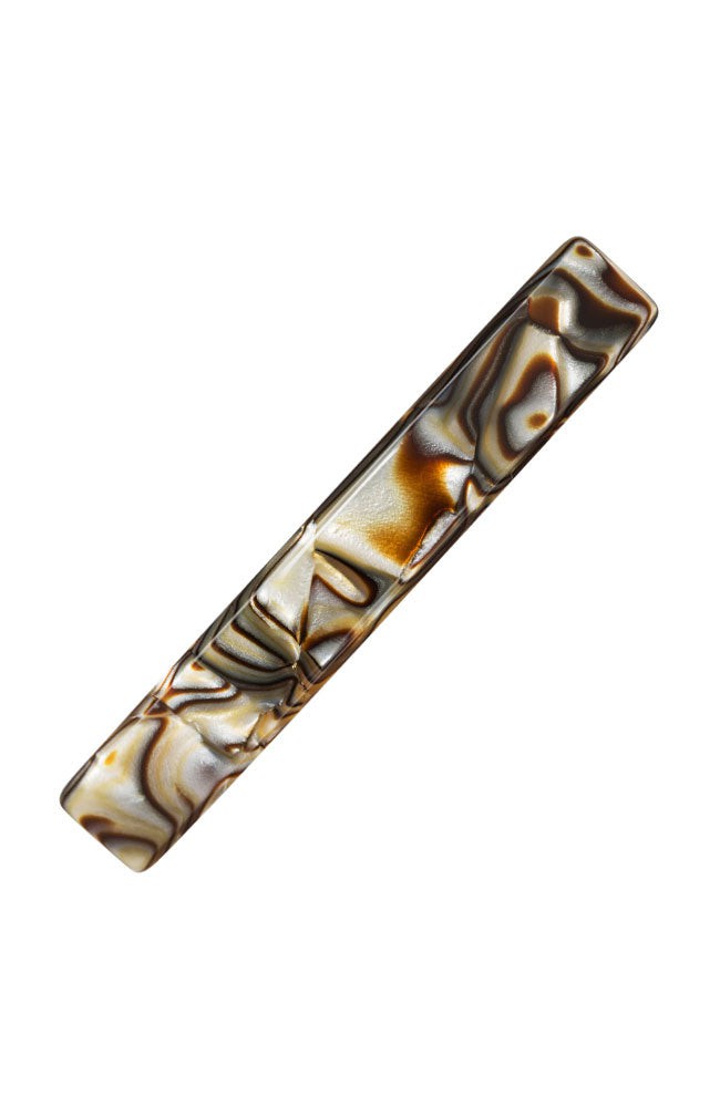 Small Luxury Rectangle Barrette - Classic
