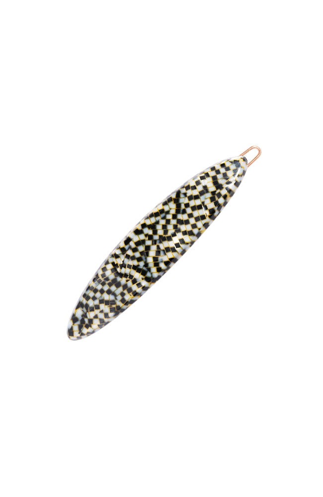 Oblong Tige Boule Barrette - Classic