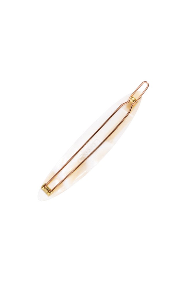 Oblong Tige Boule Barrette - Classic