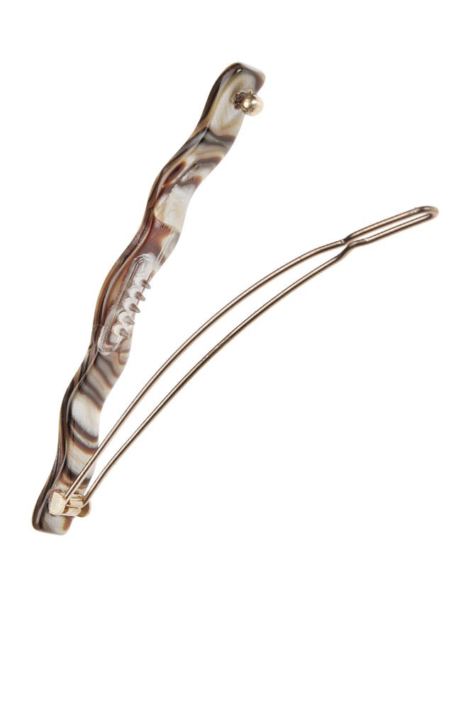 Wavy Tige Boule Barrette - Classic