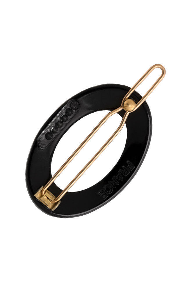New Cutout Oval Tige Boule Barrette - Classic