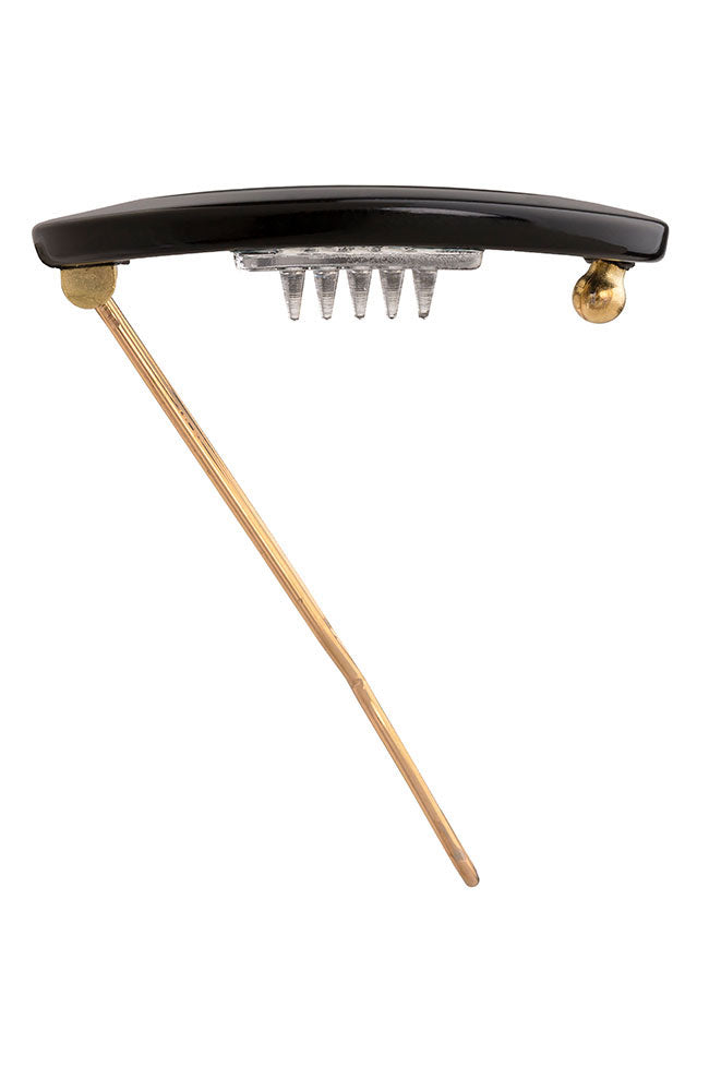 New Cutout Oval Tige Boule Barrette - Classic