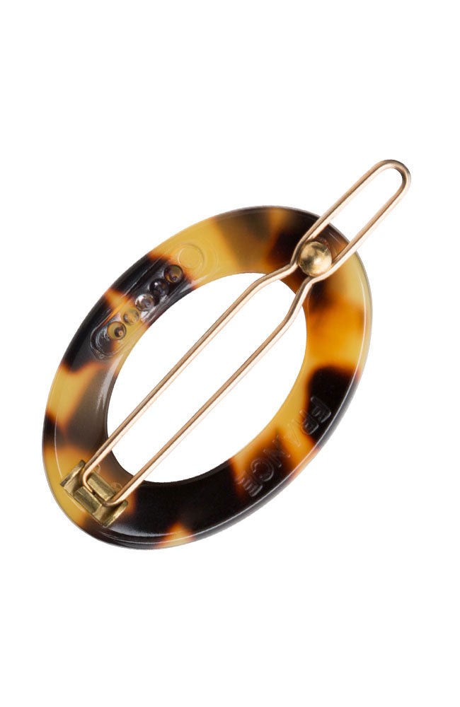 New Cutout Oval Tige Boule Barrette - Classic