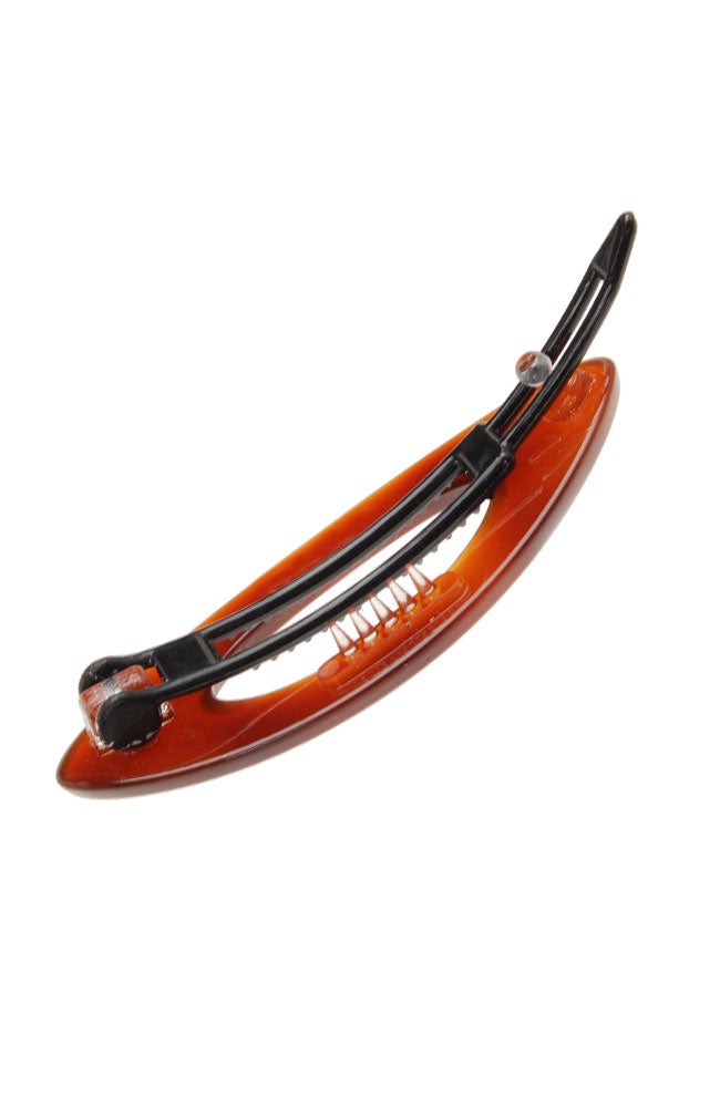 Mini Cutout Oval Plastic Tige Boule Barrette - Classic