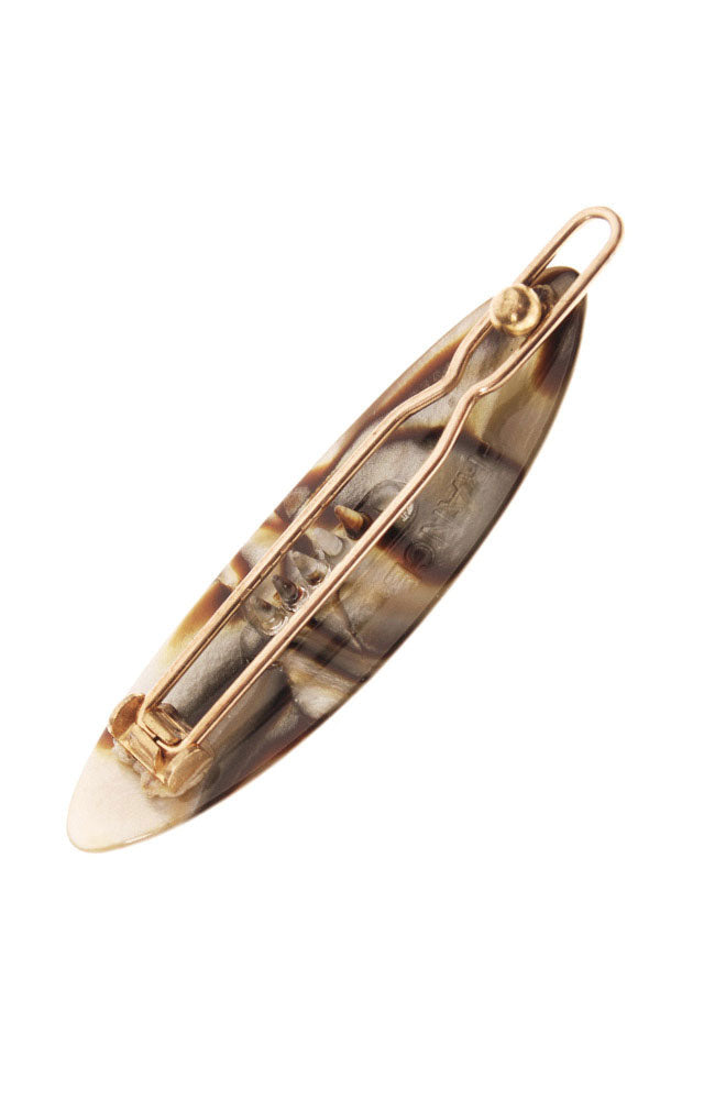 Mini Oblong Tige Boule Barrette - Classic