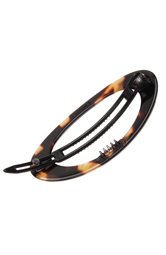 Cutout Oval Plastic Tige Boule Barrette - Classic
