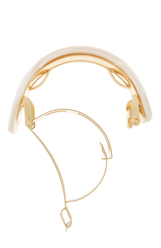 Skinny Rectangle Ponytail Barrette - Classic