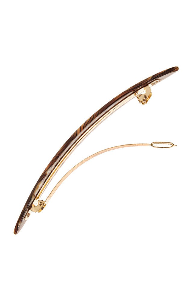 Oblong Long and Skinny Barrette - Classic