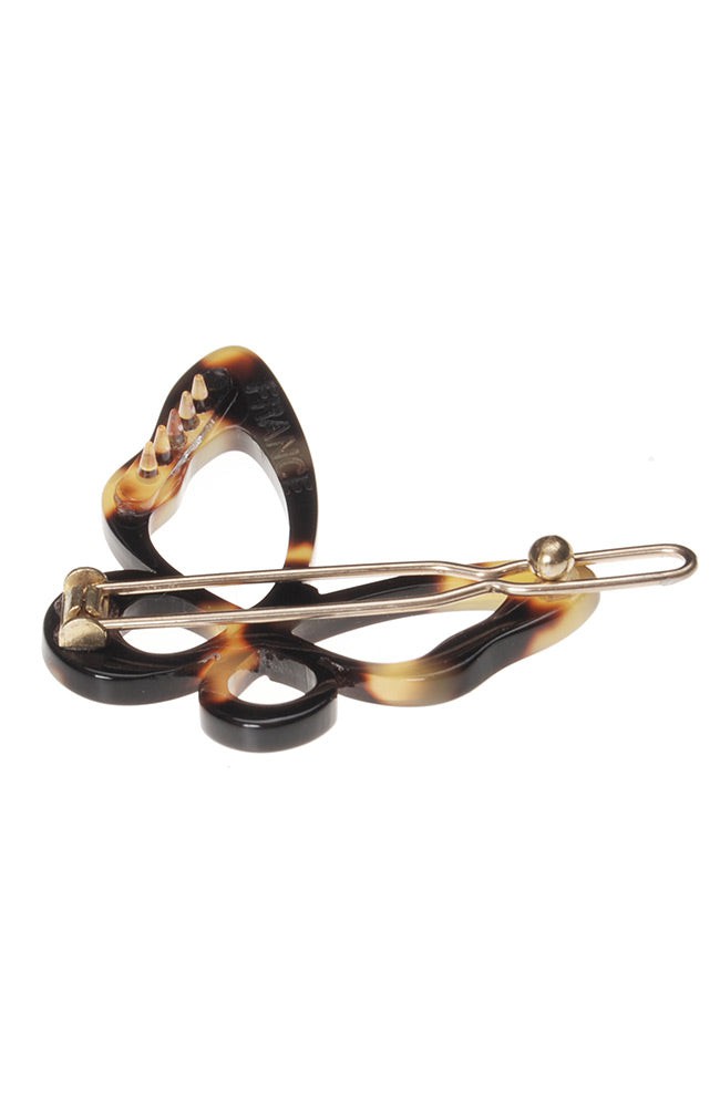 Small Cutout Butterfly Tige Boule Barrette - Classic