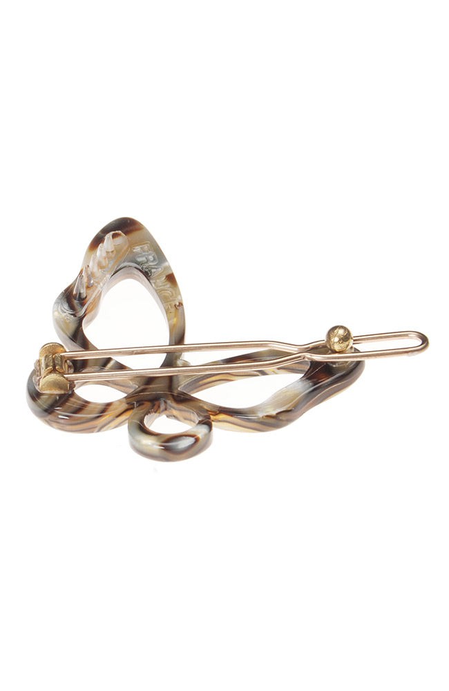 Small Cutout Butterfly Tige Boule Barrette - Classic