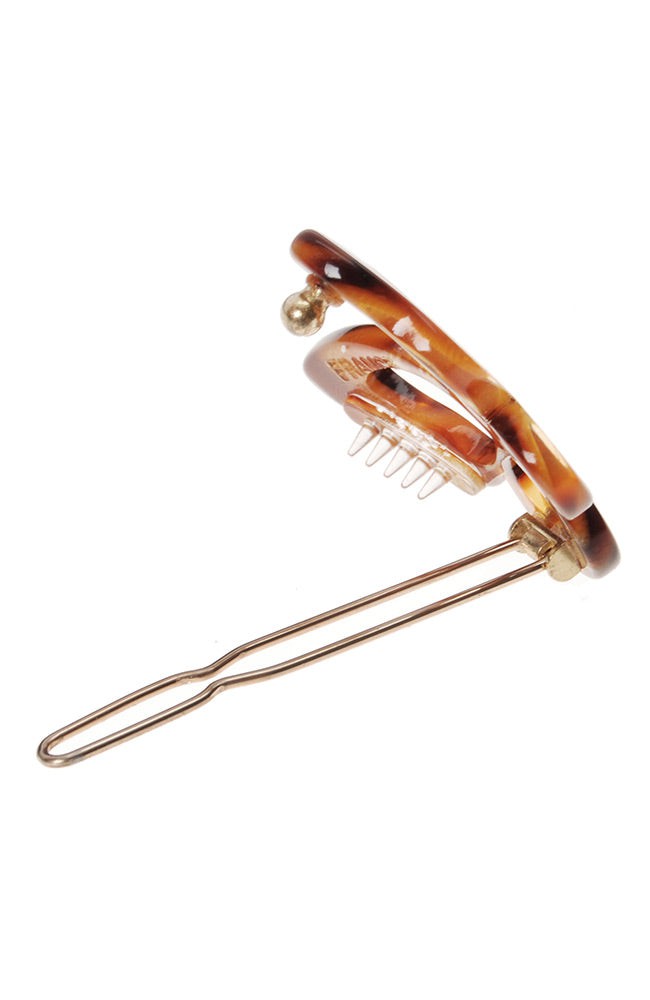 Small Cutout Butterfly Tige Boule Barrette - Classic