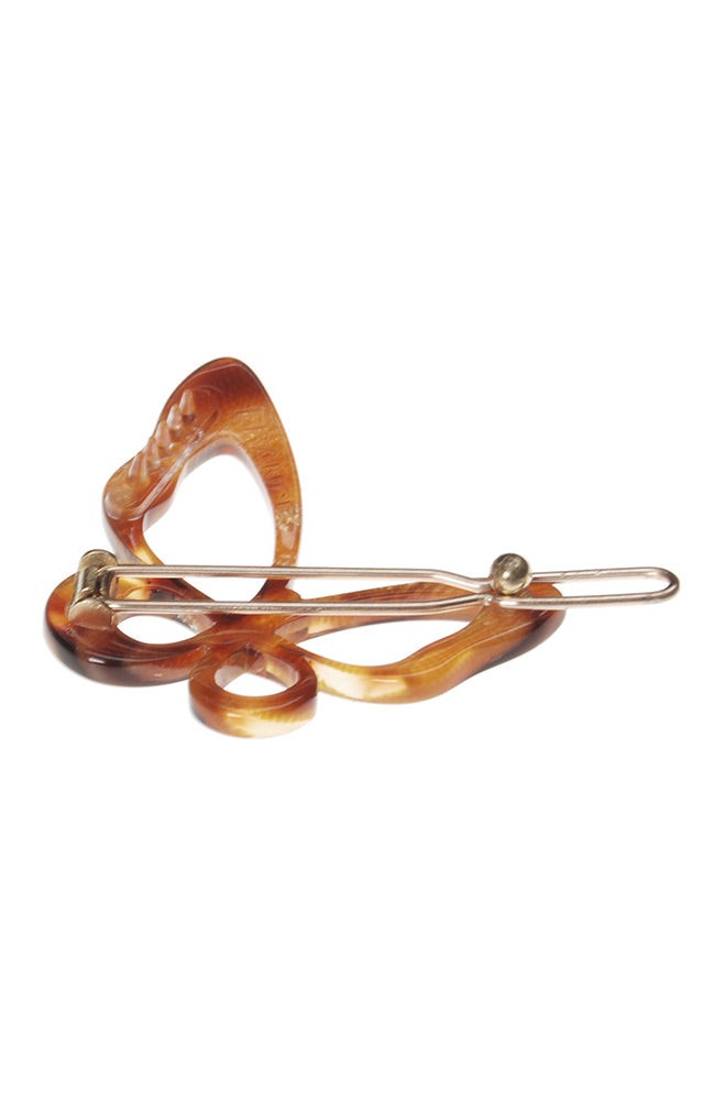 Small Cutout Butterfly Tige Boule Barrette - Classic