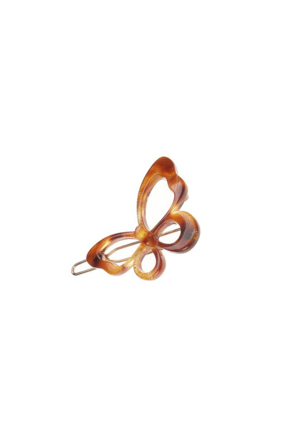 Small Cutout Butterfly Tige Boule Barrette - Classic