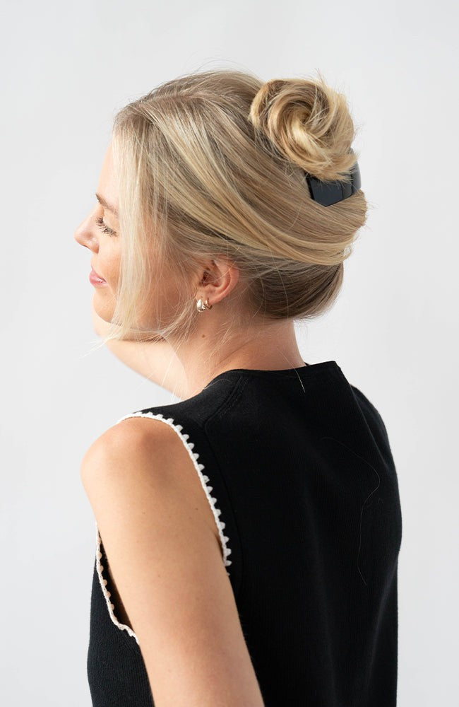 Rectangle Volume Barrette - French Classic