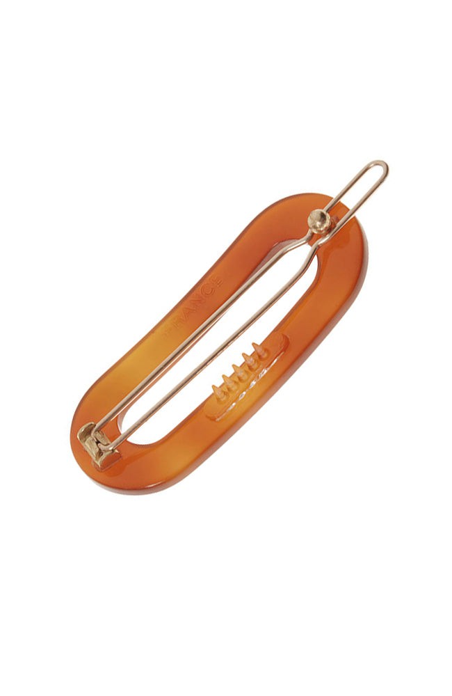 Mini Oval Tige Boule Barrette - French Classic