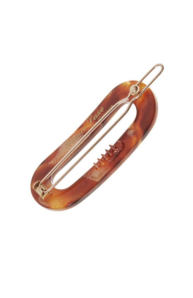Mini Oval Tige Boule Barrette - French Classic