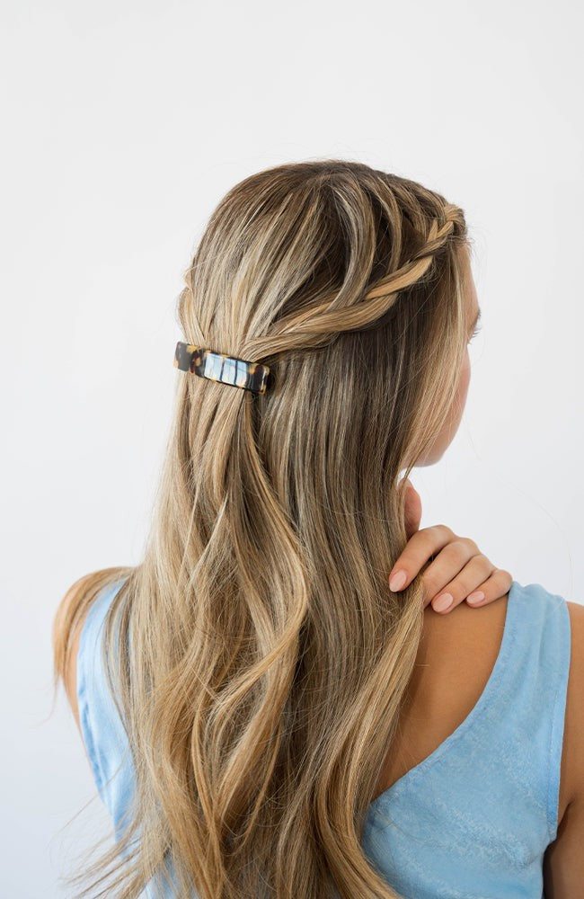 Classic Rectangle Barrette - French Classic