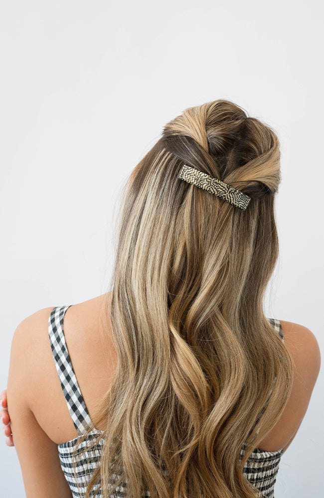 Classic Rectangle Barrette - French Classic